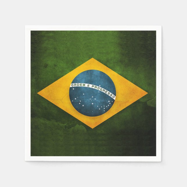 Brazil flag napkin (Front)