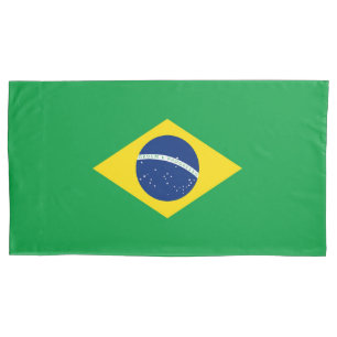 Brazil flag pillowcase