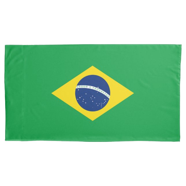 Brazil flag pillowcase (Front)