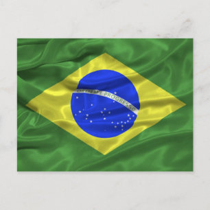 Brazil Flag Postcard