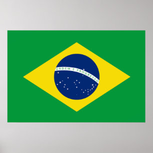 Brazil Flag Poster