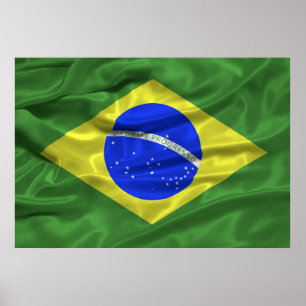 Brazil Flag Poster