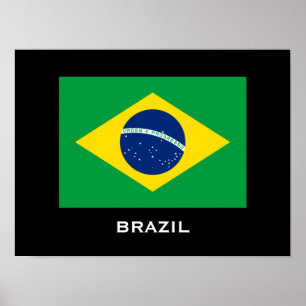 Brazil Flag Poster