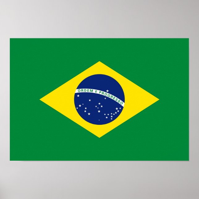Brazil Flag Poster (Front)