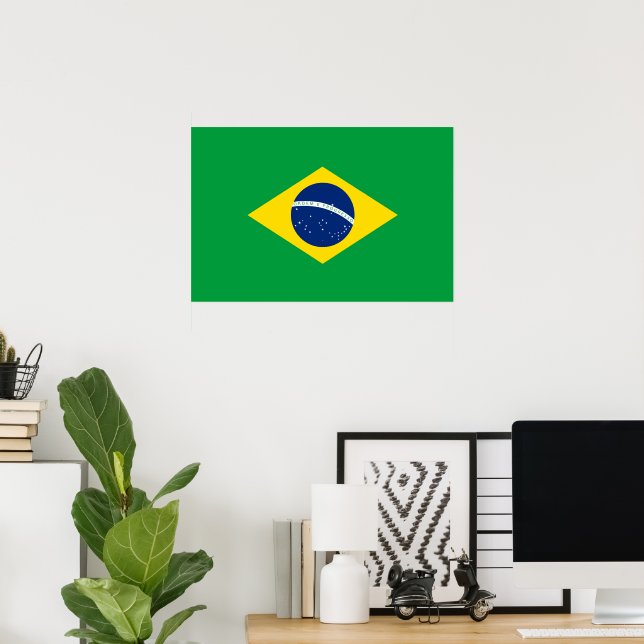 Brazil flag poster (Home Office)