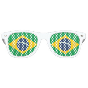 Brazil Flag Retro Sunglasses
