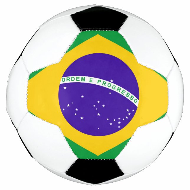Brazil Flag Soccer Ball (Front)
