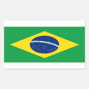 Brazil* Flag Sticker