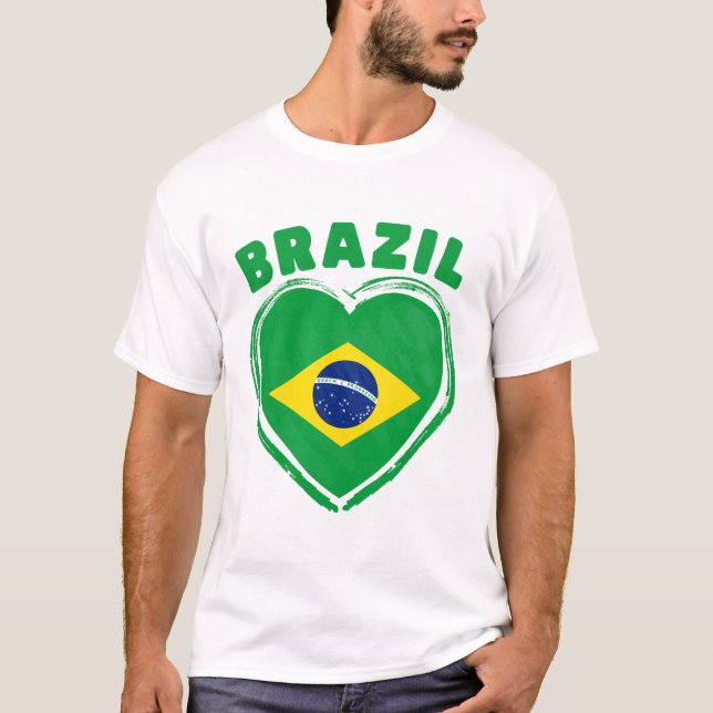 Brazil flag T-Shirt (Front)