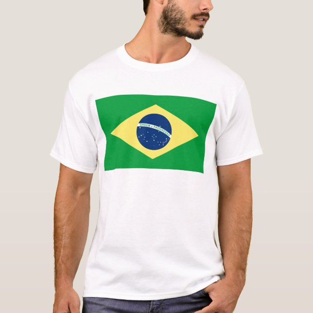 brazil flag T-Shirt (Front)