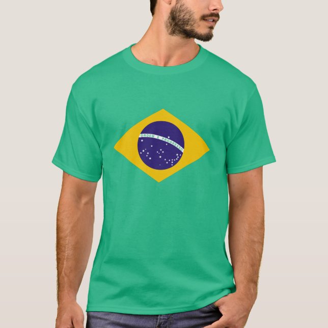 brazil flag T-Shirt (Front)
