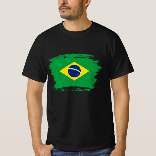Brazil flag T-Shirt (Front)