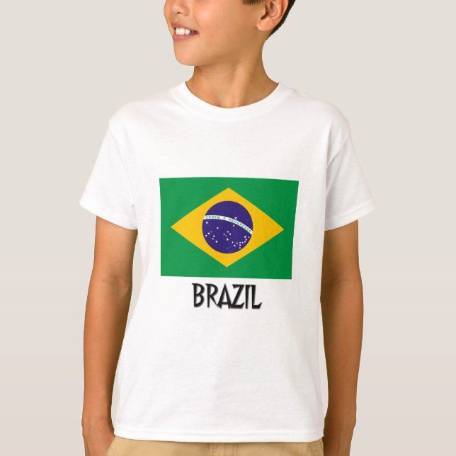 Brazil Flag T-Shirt (Front)