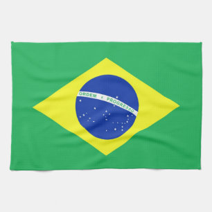 Brazil Flag Tea Towel