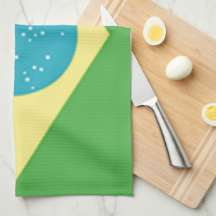 Brazil Flag Tea Towel
