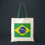 Brazil Flag Tote Bag<br><div class="desc">Brizial flag flags national flag Brizialian blackspanielgallery black spaniel gallery</div>