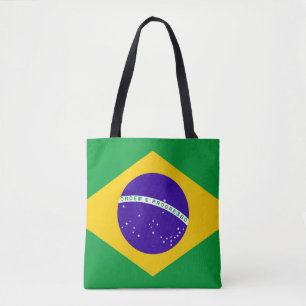 Brazil Flag Tote Bag