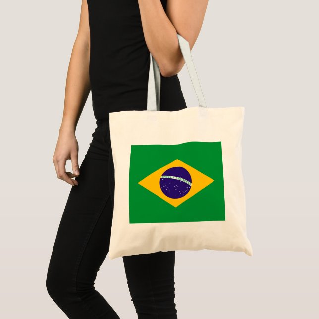 Brazil Flag Tote Bag (Front (Product))