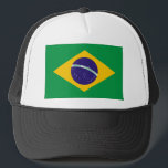 Brazil flag trucker hat<br><div class="desc">Flag of Brazil</div>