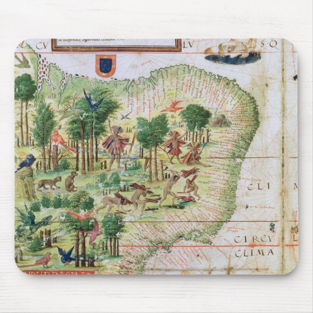 Brazil from the 'Miller Atlas' Mouse Pad (Front)