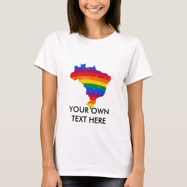 BRAZIL GAY PRIDE T-Shirt (Front)