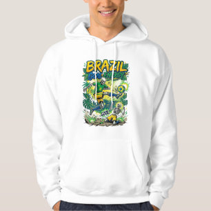 Brazil Goal Energy Skeleton Striker Nations Creati Hoodie