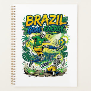 Brazil Goal Energy Skeleton Striker Nations Creati Planner