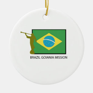 BRAZIL GOIANIA MISSION LDS CERAMIC TREE DECORATION