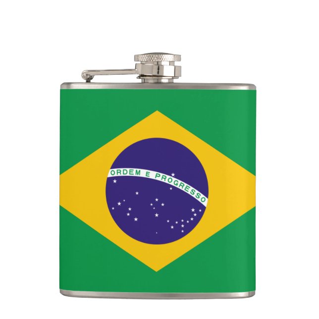 brazil hip flask (Front)