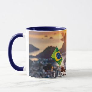 BRAZIL - I LOVE BRAZIL MUG