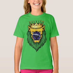 Brazil Lion King Flag T-Shirt