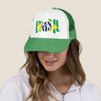 Brazil Logo – Foam Trucker Hat – World Cup 2026 Ed