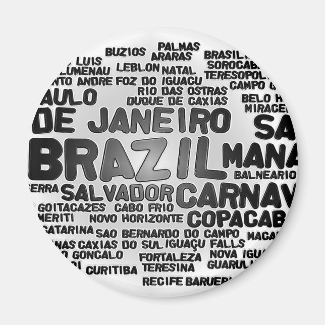 Brazil Magnet (Front)