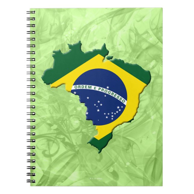 Brazil map notebook (Front)