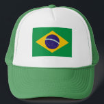 Brazil National Flag Trucker Hat<br><div class="desc">Brazil National Flag Trucker Hat</div>