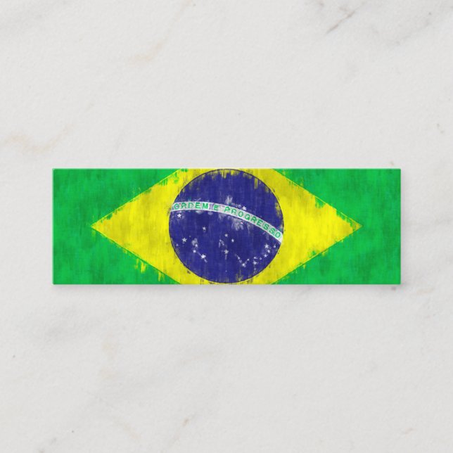 Brazil Oil Painting Drawing Mini Business Card (Front)