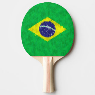 Brazil Oil Painting Drawing Ping Pong Paddle