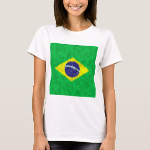 Brazil Oil Painting Drawing T-Shirt