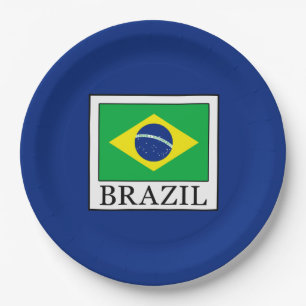 Brazil Paper Plate