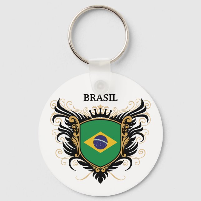 Brazil [personalise] key ring (Front)