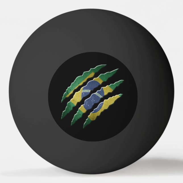 Brazil Ping Pong Ball (Front)