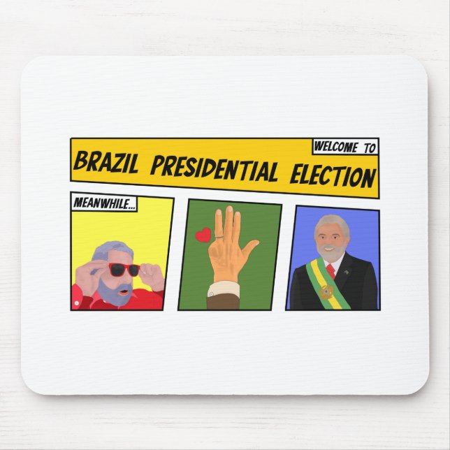 Brazil Presidential Election Mouse Pad (Front)