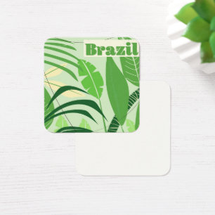 Brazil Rainforest Vintage style vacation print