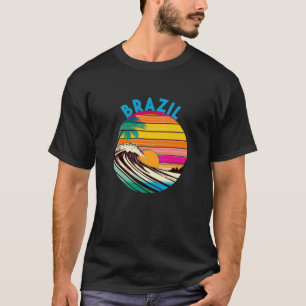 Brazil Retro 1980s Style Brazilian Beach T-Shirt