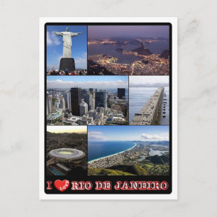Brazil - Rio De Janeiro - I Love - Postcard