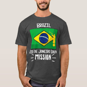 Brazil Rio de Janeiro South Mormon LDS Mission T-Shirt