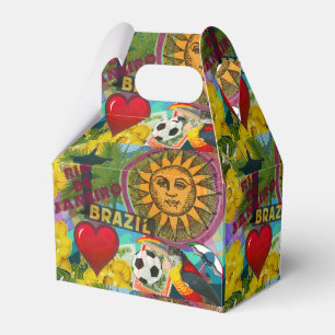 Brazil Rio de Janiero Sun Travel Colourful Art Favour Box