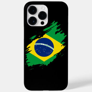 Brazil Ripped Flag National Pride Sports Case-Mate iPhone 14 Pro Max Case