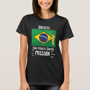 Brazil Sao Paulo South Mormon LDS Mission Missiona T-Shirt