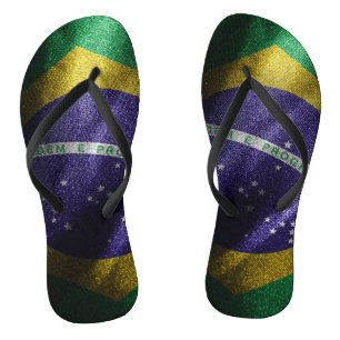 Brazil silk flag jandals